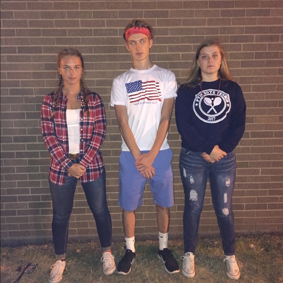 red white blue flannel - Picture 2 of 2